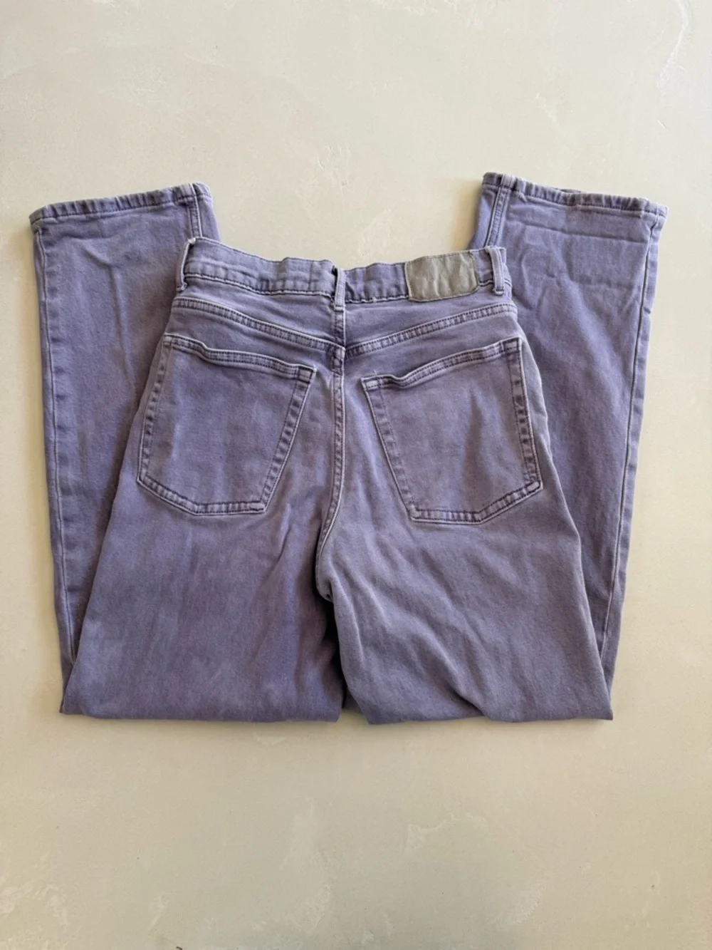 Everlane Way High Purple Straight Leg Jean 24